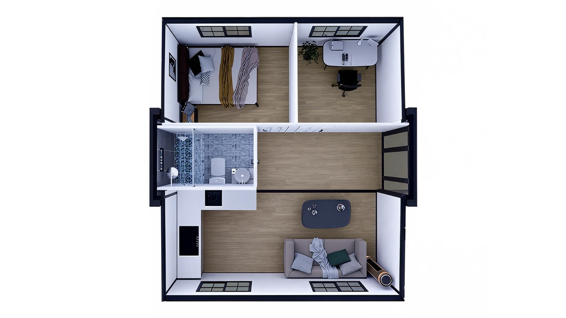 20ft expandable container home