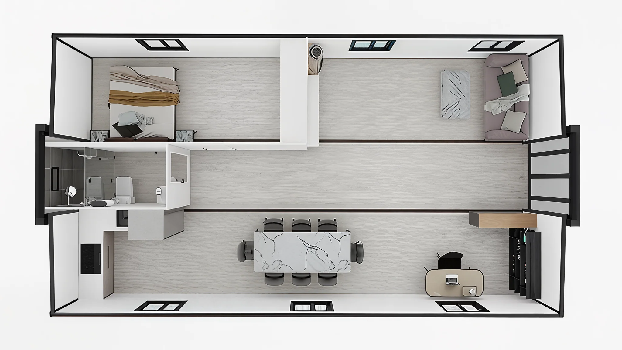 40ft Expandable Flat Container Home
