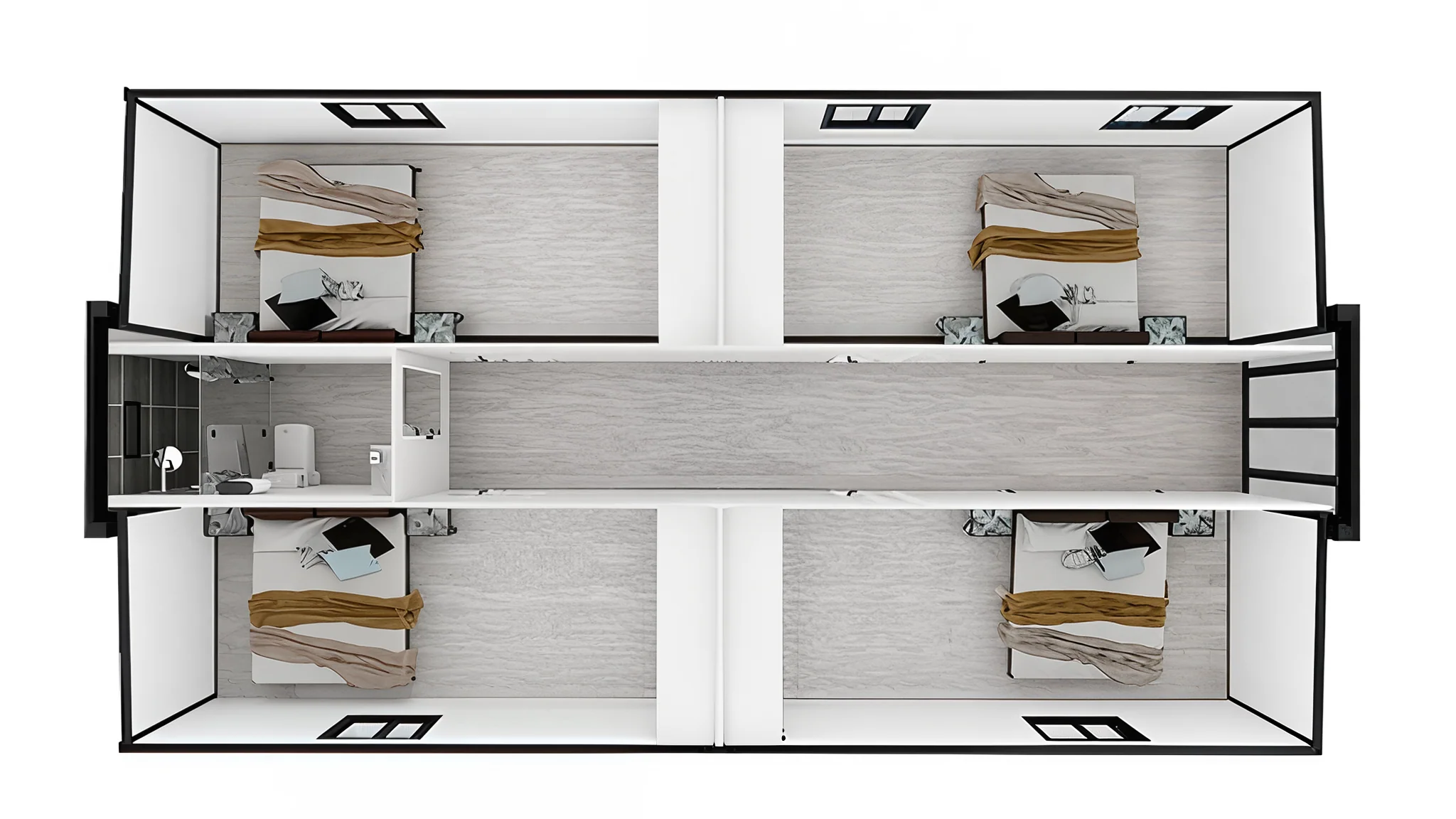 40ft Expandable Container House: