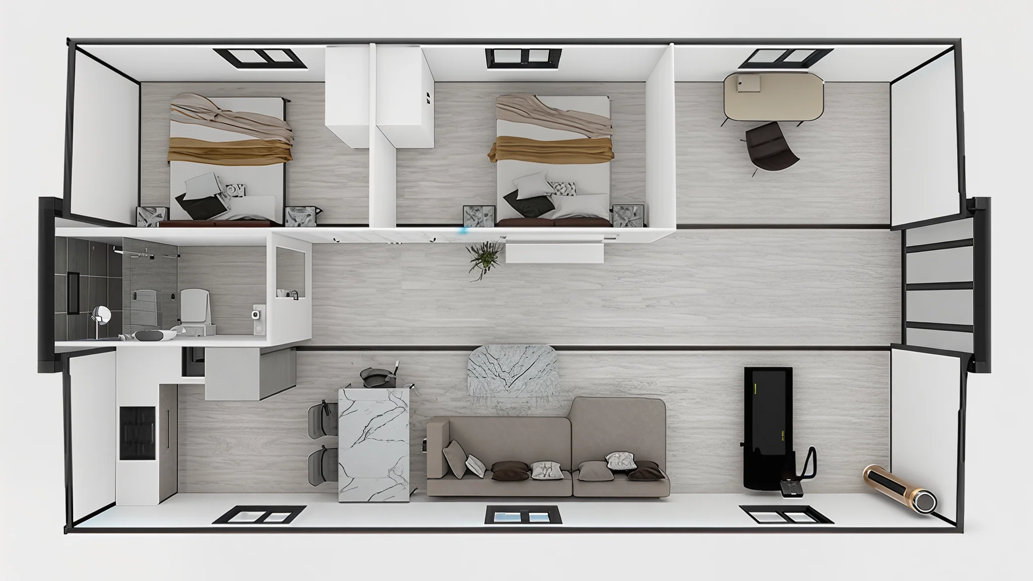 40ft Expandable Flat Container Home